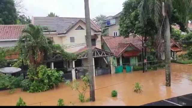 Foto Banjir di Ciputat