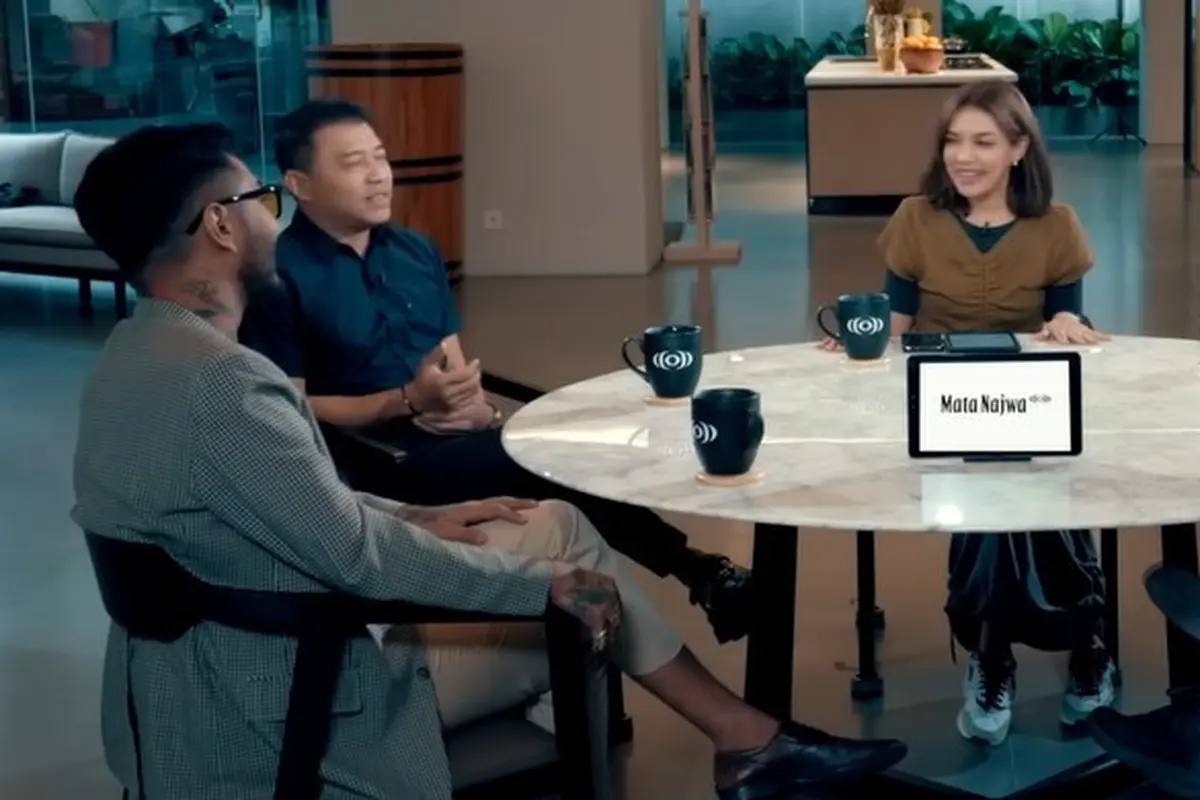 Anang Hermansyah dan Najwa Shihab (YouTube/Najwa Shihab)