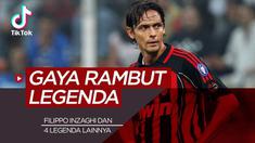 Filippo Inzaghi dan 4 legenda sepak bola yang tidak pernah ganti gaya rambut.