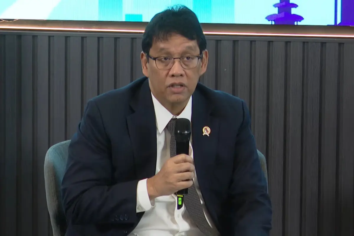 Menteri Keuangan (Menkeu) Purbaya Yudhi Sadewa saat acara Semangat Awal Tahun 2026, di Menara Global, Jakarta, Rabu (14/1/2026). (Foto: Liputan6.com/Arief RH)
