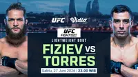 Jadwal UFC Fight Night: Fiziev vs Torres Bukan Hanya Main Event di Vidio