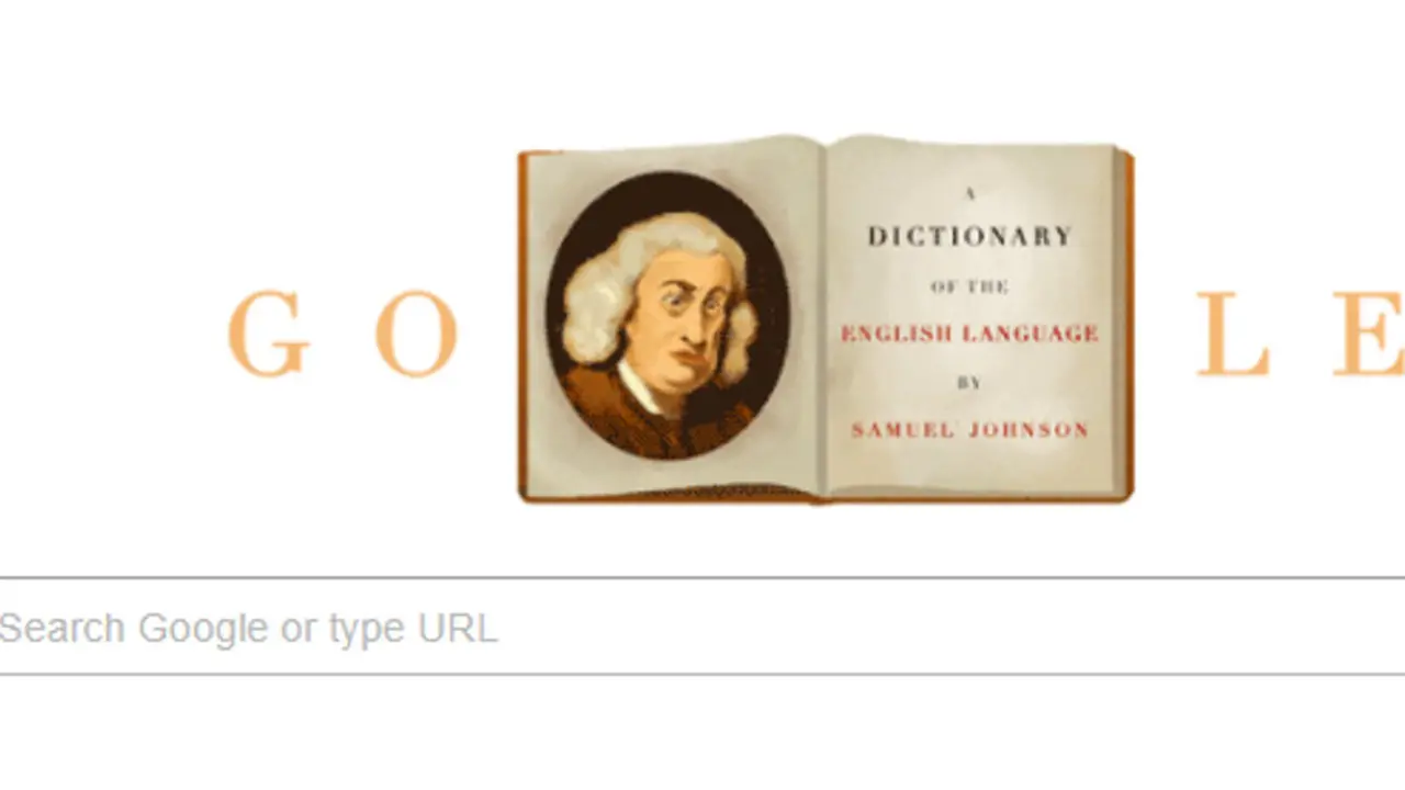 Samuel Johnson, sosok yang hiasi Google Doodle, Senin (18/9/2017). (Sumber Foto: Google)