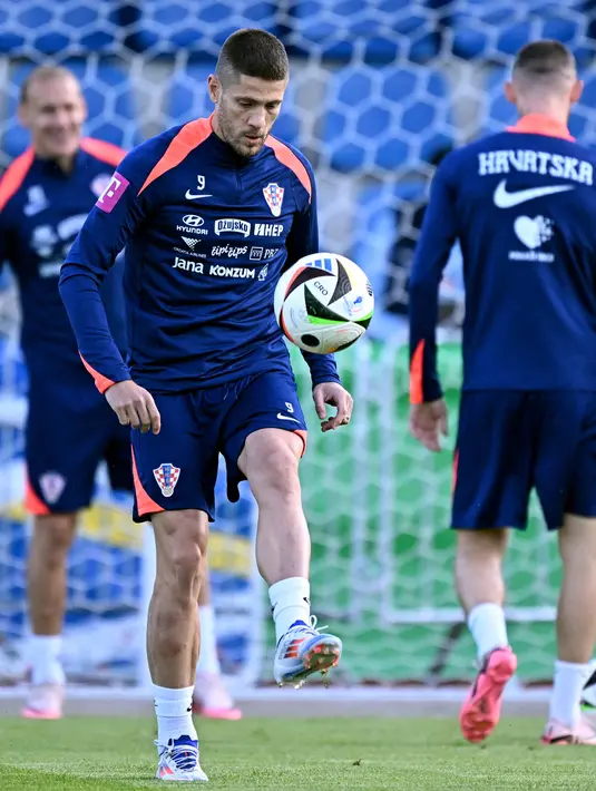 Di fase grup Euro 2024, Kroasia akan bertanding melawan Spanyol, Italia, dan Albania. (GABRIEL BOUYS/AFP)