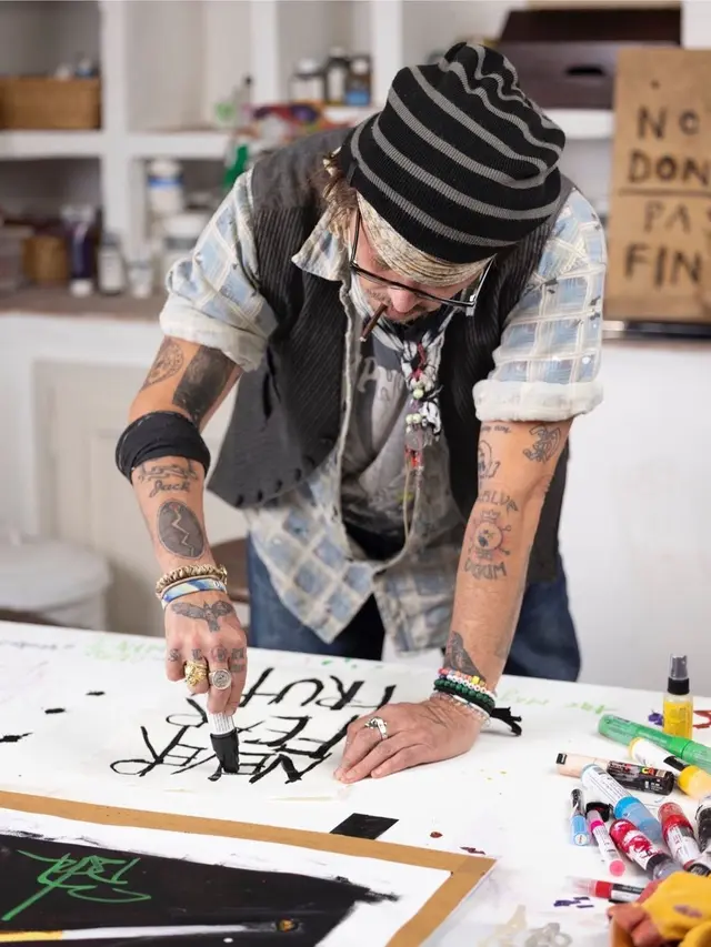 Johnny Depp Melukis