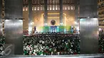 Umat Muslim mengikuti Istighosah Nahdlatul Ulama (NU) di Masjid Istiqlal, Jakarta, Minggu (14/6). Istighosah tersebut untuk menyambut bulan Ramadan 1436 H sekaligus pembukaan Munas Alim Ulama. (Liputan6.com/Helmi Afandi)