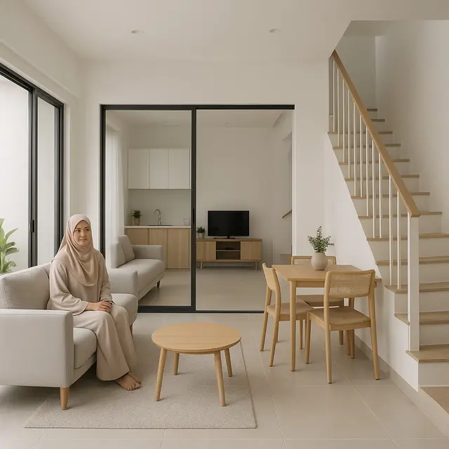 Rumah Minimalis yang Hijab Friendly (Foto: ChatGPT)