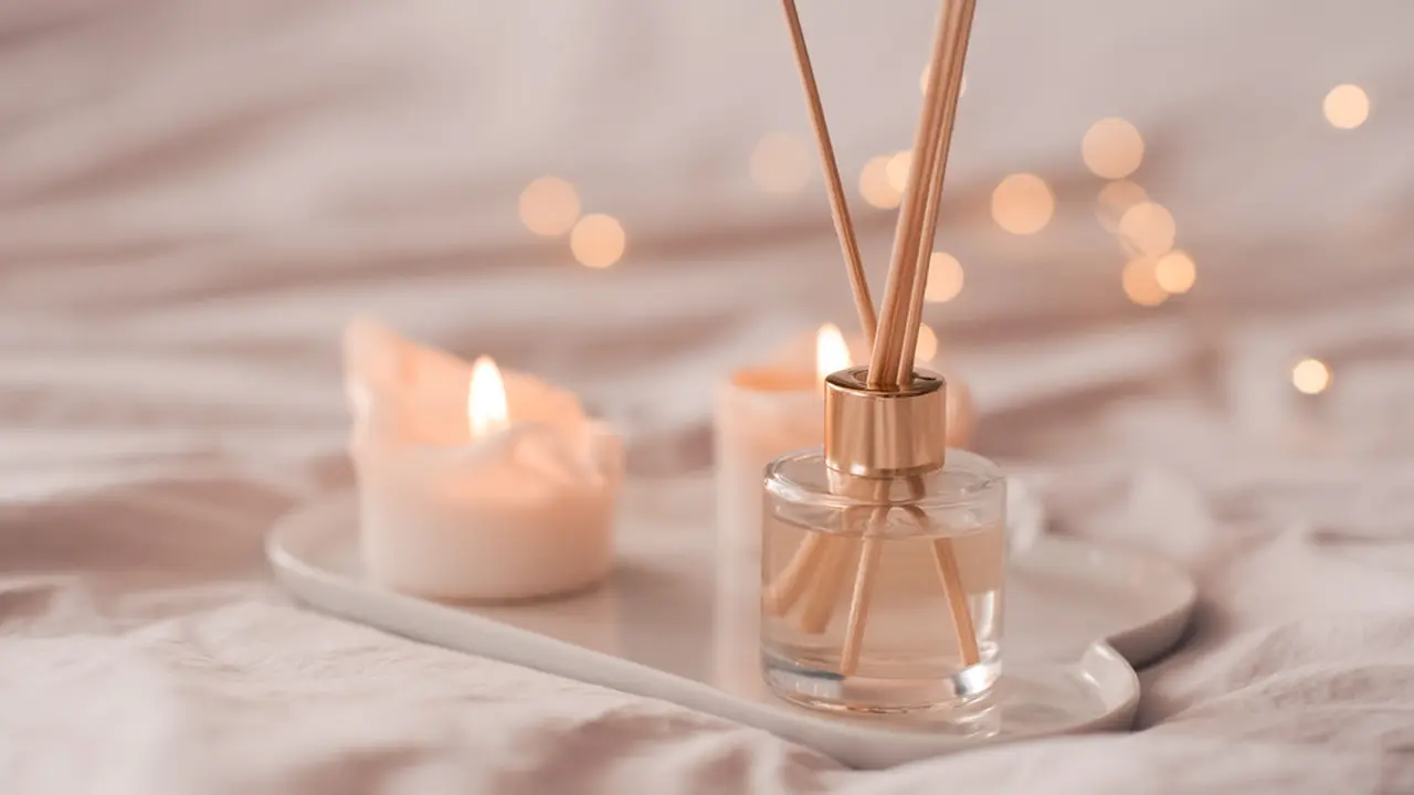 Ilustrasi lilin aromaterapi