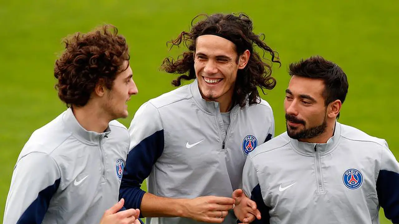 Ezequiel Lavezzi dan Adrien Rabiot