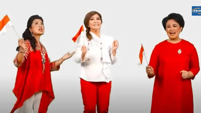 10 Srikandi Bisnis dan Keuangan membuat musik video lagu kemerdekaan dan medley lagu Nusantara (YouTube)