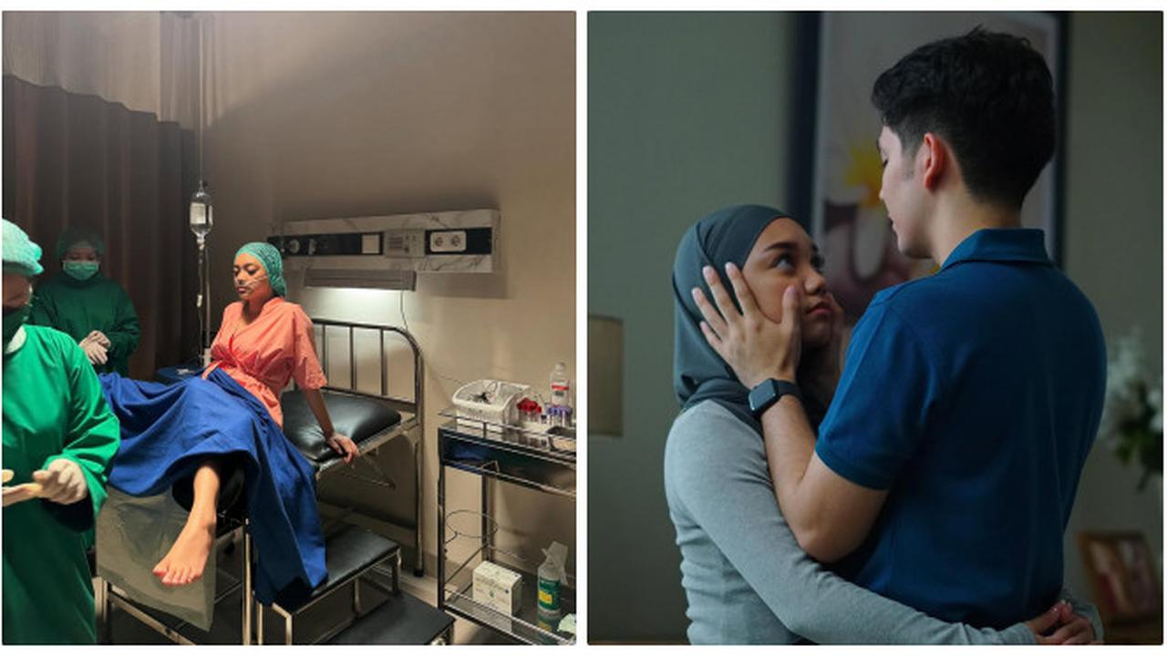 6 Potret Naura Ayu di Balik Layar Series Santri Pilihan Bunda 2