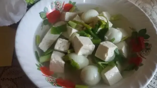 Resep sup tahu telur puyuh. (dok. Cookpad @masakan_dodo)