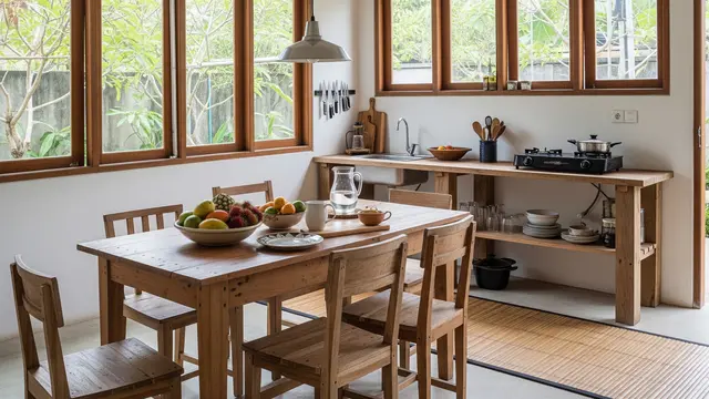 Dapur Sederhana Tanpa Kitchen Set