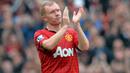 3. Paul Scholes - Lulusan dari akademi Manchester United yang dijuluki 'Class of 92' ini sempat pensiun pada Juli 2011. Hanya berselang enam bulan, gelandang kreatif ini diminta kembali memperkuat Setan Merah. (AFP/Andrew Yates)