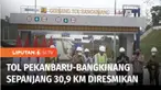 Presiden Joko Widodo pada Rabu (04/01) siang, meresmikan ruas tol Pekanbaru-Bangkinang. Jalan tol ini nantinya akan menghubungkan Provinsi Riau dengan Sumatera Barat.
