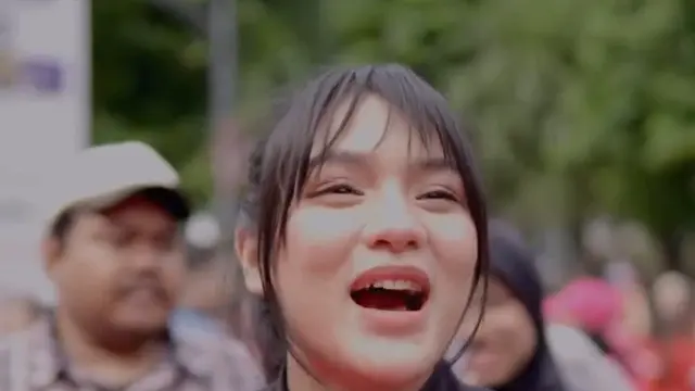 Potret Davina Karamoy ke CFD Surabaya (instagram/davinaakaramoy)