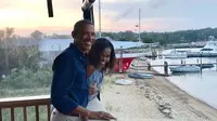 Barack Obama dan Michelle Obama merayakan ulang tahun pernikahan yang ke-27. (dok. Instagram @michelleobama/https://www.instagram.com/p/B3KPC49gbqM/Putu Elmira)