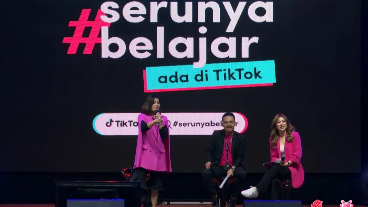 Motivator Merry Riana dalam Main Event #SerunyaBelajar Ada di TikTok (TikTok LIVE Indonesia)
