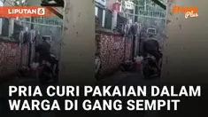 Aksi seorang pria curi pakaian dalam warga kembali terjadi