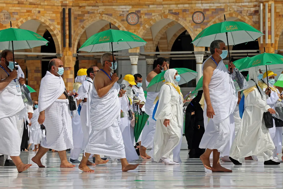 FOTO: Jemaah Mulai Rangkaian Ibadah Haji 2021