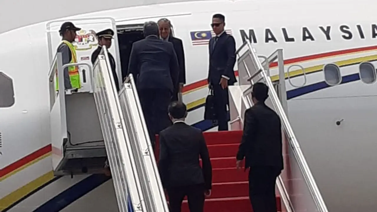 PM Malaysia, Dr. Mahathir Mohamad tiba di Jakarta