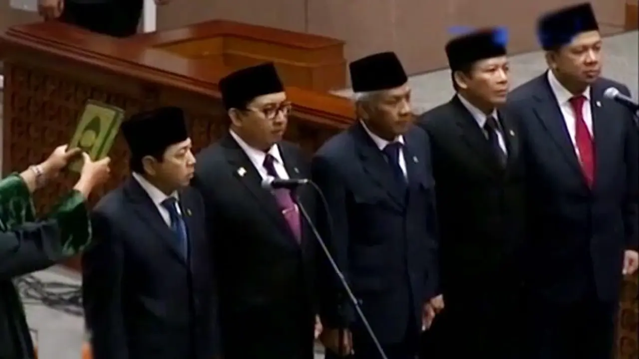 (Lip6 Siang) Pelantikan-DPR