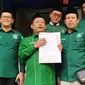 Dewan Pengurus Wilayah (DPW) Partai Kebangkitan Bangsa (PKB) Jakarta polisikan Mantan Sekretaris Jenderal (Sekjen) Partai Kebangkitan Bangsa (PKB), Muhammad Lukman Edy (Liputan6.com/Ady Anugrahadi)