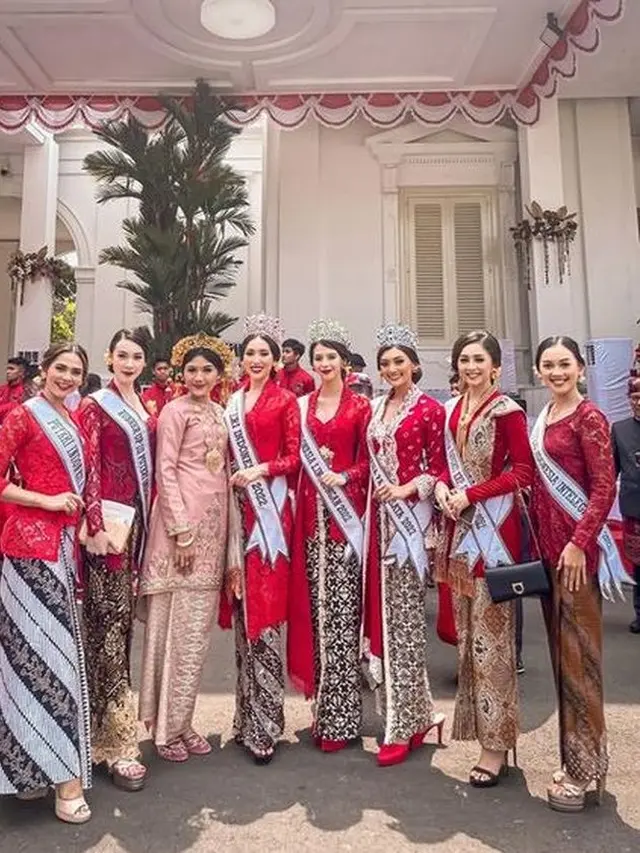 Erina Gudono di Upacara Kemerdekaan