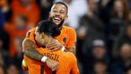 Timnas Belanda berpesta gol saat menjamu Gibraltar dalam lanjutan laga kualifikasi Piala Dunia 2022. (AFP/Maurice Van Steen)