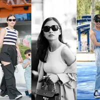 Intip gaya Chelsea Olivia yang modis saat liburan di Singapura (@glennalinskie @chelseaoliviaa)