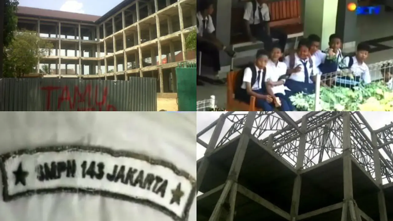 Siswa SMPN 143 Jakarta Ngungsi di Sekolah Tetangga