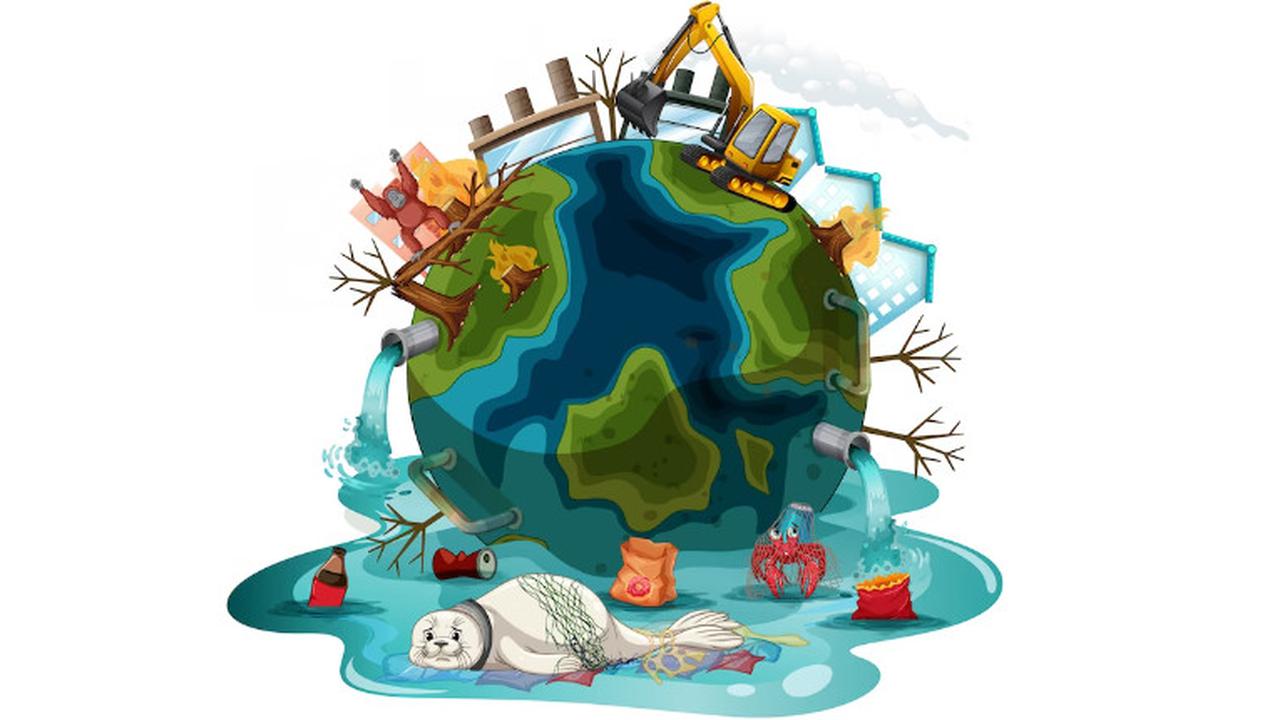 Ilustrasi perubahan iklim