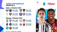 Jadwal Serie A pekan 6 live streaming eksklusif di Vidio. (dok. vidio.com)
