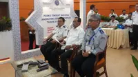 Menteri Perhubungan Budi Karya Sumadi mengadakan video conference memantau posko angkutan Lebaran di daerah, pada Senin (3/6/2019).