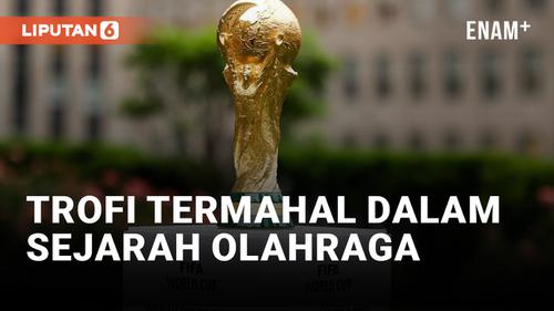 VIDEO: Trofi Piala Dunia 2022 Qatar Tercatat Termahal dalam Sejarah Olahraga