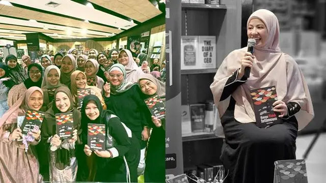 7 Potret Natasha Rizky dalam Book Talk Peluncuran Buku 'Kamu Tidak ...