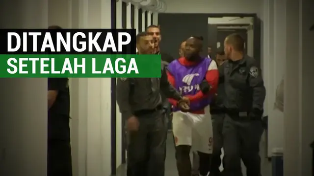 Striker Klub Israel Ini Diborgol dan Ditangkap Setelah Hina Polisi di Lapangan