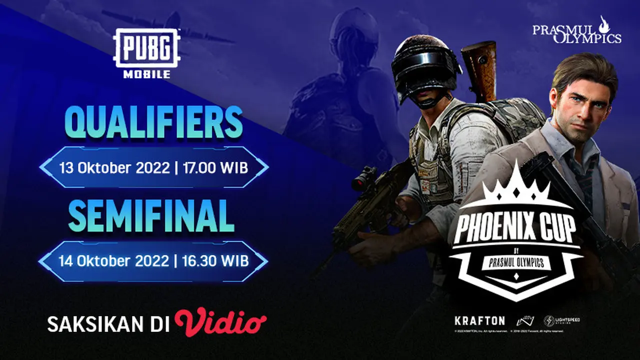 Link Live Streaming Kualifikasi dan Semifinal Free Fire Phoenix Cup Prasmul Olympics di Vidio, 13 sampai 14 Oktober