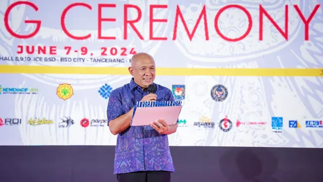 Menteri Koperasi dan UKM Teten Masduki saat penutupan Nusatic Nusapet 2024. (Foto:Istimewa)