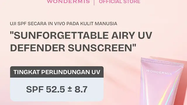 No White Cast, No Drama, Sunscreen Wondermis Viral Karena Finish-nya Real Skin