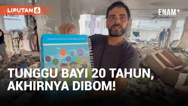 VIDEO: Pilu Ayah di Gaza, Bom Israel Lenyapkan Anak Kesayangan...