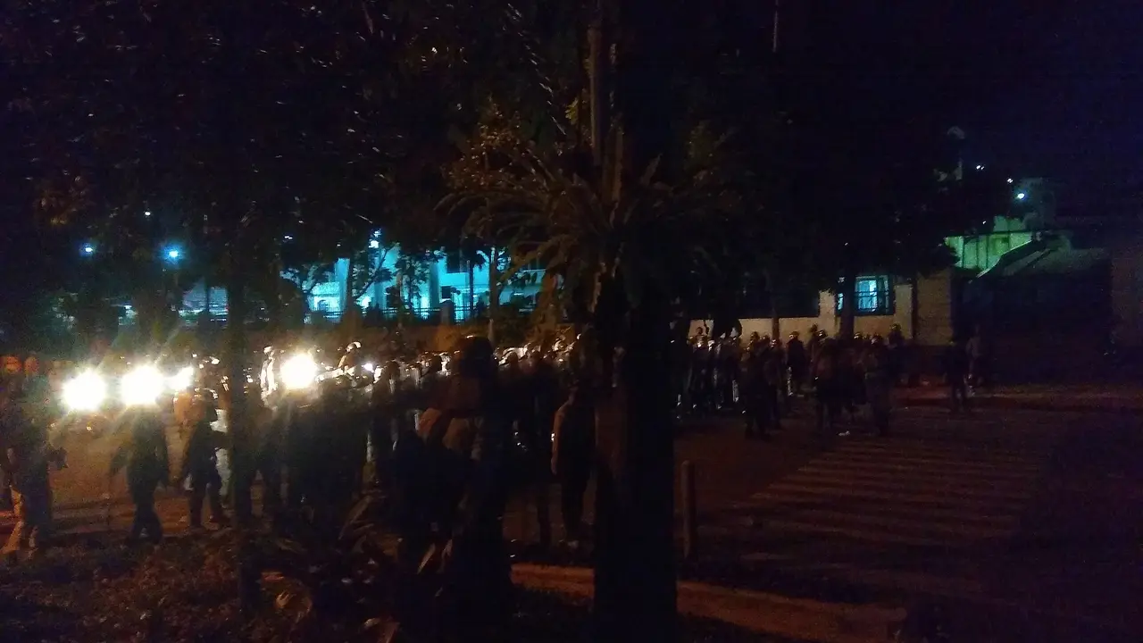 Rusuh, Unjuk Rasa Penolakan UU Cipta Kerja di Bandung