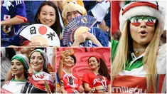 Berikut ini wanita-wanita cantik asal Benua Asia yang mewarnai Piala Dunia 2018 di Rusia. (Foto-foto Kolase AFP)