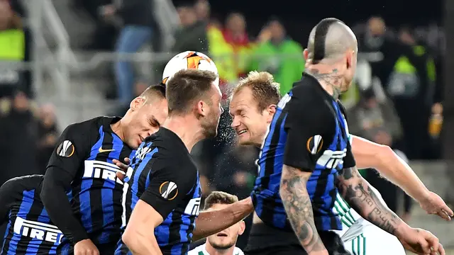 Inter Milan Kalahkan Rapid Wina Lewat Sebiji Gol Penalti