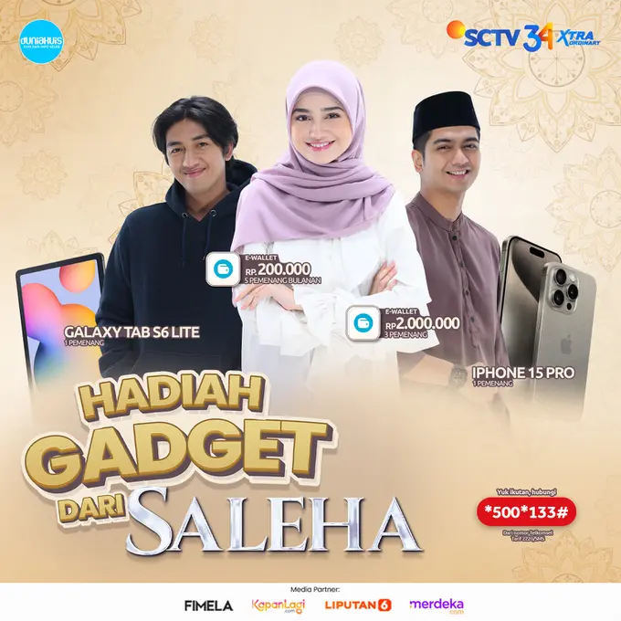 Duniakuis besut program kuis sinetron Saleha (Istimewa)