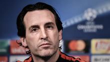 Pelatih Paris Saint-Germain (PSG), Unai Emery. (AFP/Philippe Lopez)
