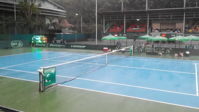 Hujan di Piala Davis