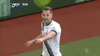 Video highlights gol ke-2 Harry Kane memastikan kemenangan Tottenham Hotspur atas Aston Villa 0-2.