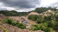 Proyek Strategis Nasional (PSN), Waduk Bulango Ulu di kabupaten Bone Bolango yang kini menjadi Kabupaten Lestari (Arfandi/Liputan6.com)