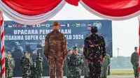 Latihan gabungan Amerika Serikat dan Tentara Nasional Indonesia (TNI) Super Garuda Shield 2024. (Korps Marinir AS oleh Sersan Ryan Hageali)