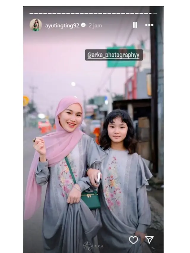 8 Potret Ayu Ting Ting Rayakan Idul Adha Tanpa Orang Tua, Tampil Berhijab